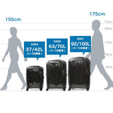 ロンカート スーツケース Mサイズ RONCATO 拡張 軽量 メンズ レディース キャリーケース 大きめ 63L 70L 6泊7日 6泊 7泊 出張 旅行 ビジネス 大人 TSロック ジッパー おしゃれ イタリア製 WE ARE DLX 5962