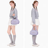 レペット ボストンバッグ レディース Repetto バッグ 小さめ 小さい おしゃれ ミニ ボストン ミニボストン コンパクト かわいい ラベンダー コットン リボン ミニバッグ ブランド 大人かわいい Duffle bag size S