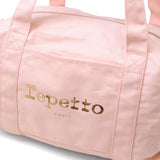 レペット ボストンバッグ レディース Repetto バッグ 小さめ ブランド 軽量 おしゃれ 可愛い かわいい カジュアル コンパクト ミニダッフル ミニボストン コットン ロゴ ワンポイント リボン B5 ダッフルバッグ Mサイズ