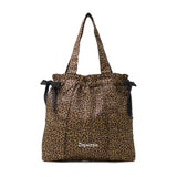 レペット トートバッグ レディース 大きめ Repetto バッグ 布 サブバッグ ブランド 軽量 おしゃれ 可愛い かわいい カジュアル コットン ロゴ ワンポイント 巾着 リボン トート 女性 レオパード柄 ヒョウ柄 肩掛け B4