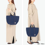 ルートート トートバッグ レディース デニム トート ROOTOTE ブランド 大人 女性 かわいい おしゃれ コンパクト 手持ち バッグ ロゴ 軽量 軽い B5 シンプル カジュアル 普段使い 旅行 SN.ミディアム.DENIM-A 1049