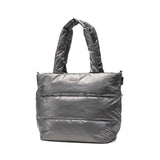 ルートート トートバッグ レディース 大きめ ファスナー付き ROOTOTE A4 軽量 通勤 カジュアル ブランド かわいい 旅行 軽い 通学 横型 ダウン トート 肩掛け FEATHER ROO FE.ミディアム.モデレート-A 3682