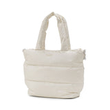 ルートート トートバッグ レディース 大きめ ファスナー付き ROOTOTE A4 軽量 通勤 カジュアル ブランド かわいい 旅行 軽い 通学 横型 ダウン トート 肩掛け FEATHER ROO FE.ミディアム.モデレート-A 3682