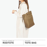 ルートート トートバッグ レディース ROOTOTE ブランド 軽量 軽い 上品 シンプル カジュアル きれいめ おしゃれ 手持ち 肩掛け 普段使い デイリー ナイロン 撥水 縦型 A4 LT.アーキャトル.アンサンブル-B 3574