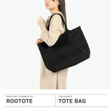 ルートート トートバッグ レディース 大きめ ROOTOTE トート 軽量 ブランド かわいい 軽い バッグ おしゃれ 大きい 横型 手提げ 通学 通勤 シンプル A4 ルフル LT.ミディアム.ルフル.ミクスト-A 3577