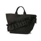 ルートート トートバッグ レディース かわいい ROOTOTE ブランド 小さめ ニット フリル 自立 シンプル 上品 軽量 軽い 横型 手洗い可能 ウォッシャブル 大人 おしゃれ B5 ルフル EU.デリ.ルフルラッフル-B 3715
