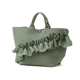 ルートート トートバッグ レディース かわいい ROOTOTE ブランド 小さめ ニット フリル 自立 シンプル 上品 軽量 軽い 横型 手洗い可能 ウォッシャブル 大人 おしゃれ B5 ルフル EU.デリ.ルフルラッフル-B 3715