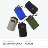 【正規取扱店】 スタンダードサプライ ポーチ メンズ レディース ブランド 小物入れ 小さめ STANDARD SUPPLY 小物 入れ ナイロン コットン 可愛い カラビナ おしゃれ 巾着 日本製 SIMPLICITY DRAW STRING CHARM POUCH