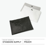 【正規取扱店】 スタンダードサプライ ポーチ メンズ レディース 小物入れ STANDARD SUPPLY 化粧品 おしゃれ コスメ 大きめ 大きい マチなし A4 水に強い 軽量 セイルクロス 日本製 SAIL LAYERED POUCH L