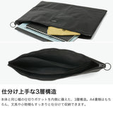 【正規取扱店】 スタンダードサプライ ポーチ メンズ レディース 小物入れ STANDARD SUPPLY 化粧品 おしゃれ コスメ 大きめ 大きい マチなし A4 水に強い 軽量 セイルクロス 日本製 SAIL LAYERED POUCH L