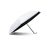 白の頂 折りたたみ傘 レディース 晴雨兼用 軽量 SHIRONOITADAKI 日傘 雨傘 折りたたみ おしゃれ 完全遮光 遮光率100% Radi-Cool UV UVカット100% 遮熱 シンプル INSIDE SERIES インサイド 50cm LDSI-I-50PM