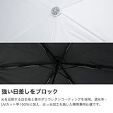 白の頂 折りたたみ傘 レディース 晴雨兼用 軽量 SHIRONOITADAKI 日傘 雨傘 折りたたみ おしゃれ 完全遮光 遮光率100% Radi-Cool UV UVカット100% 遮熱 シンプル INSIDE SERIES インサイド 50cm LDSI-I-50PM