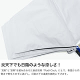白の頂 折りたたみ傘 レディース 晴雨兼用 軽量 SHIRONOITADAKI 日傘 雨傘 折りたたみ おしゃれ 完全遮光 遮光率100% Radi-Cool UV UVカット100% 遮熱 シンプル INSIDE SERIES インサイド 50cm LDSI-I-50PM