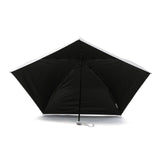 白の頂 折りたたみ傘 レディース 晴雨兼用 軽量 SHIRONOITADAKI 日傘 雨傘 折りたたみ おしゃれ 完全遮光 遮光率100% UVカット100% 遮熱 軽い シンプル OUTSIDE SERIES アウトサイドスリム 50cm LDSI-O-50PM