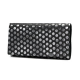所作 長財布 SHOSA ショサ 財布 ロング ロングウォレット Polka dot LONG WALLET ポルカ ドット 水玉 革 本革 レザー 折りたたみ 薄い ゴールド シルバー 箔 SHO-LON-C