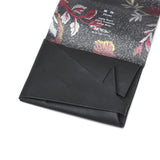 所作 財布 メンズ レディース Shosa 三つ折り 3つ折り ブランド 薄い 薄型 コンパクト 小銭入れ サイフ 折財布 ウォレット 革 本革 革財布 レザー 日本製 花 花柄 和 刺繍模様 ショートウォレット1.0