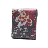 所作 財布 メンズ レディース Shosa 三つ折り 3つ折り ブランド 薄い 薄型 コンパクト 小銭入れ サイフ 折財布 ウォレット 革 本革 革財布 レザー 日本製 花 花柄 和 刺繍模様 ショートウォレット2.0