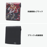 所作 財布 メンズ レディース Shosa 三つ折り 3つ折り ブランド 薄い 薄型 コンパクト 小銭入れ サイフ 折財布 ウォレット 革 本革 革財布 レザー 日本製 花 花柄 和 刺繍模様 ショートウォレット2.0