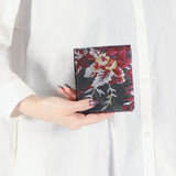 所作 財布 メンズ レディース Shosa 三つ折り 3つ折り ブランド 薄い 薄型 コンパクト 小銭入れ サイフ 折財布 ウォレット 革 本革 革財布 レザー 日本製 花 花柄 和 刺繍模様 ショートウォレット2.0