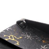 所作 カードケース メンズ レディース 名刺入れ Shosa ブランド おしゃれ 日本製 本革 名刺 カード入れ 薄型 薄い スリム 和風 和 柄 レザー 革 牛革 経年変化 軽量 軽い 三つ折り 雨 花 土 ワルツ 太陽 星 月