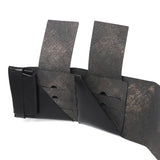 所作 三つ折り財布 メンズ レディース 財布 Shosa ブランド おしゃれ 日本製 本革 折財布 小銭入れ 薄型 薄い スリム 和風 和 柄 レザー 牛革 経年変化 軽量 雨 花 土 ワルツ 太陽 星 月 ショートウォレット2.0