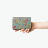 所作 三つ折り財布 メンズ レディース 財布 Shosa ブランド 大人 おしゃれ 本革 日本製 折財布 小銭入れ カード 霞彩 あじさい 彩律 薄型 スリム 軽量 牛革 革 レザー 経年変化 和モダン ショートウォレット1.0