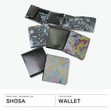 所作 三つ折り財布 メンズ レディース 財布 Shosa ブランド 大人 おしゃれ 本革 日本製 折財布 小銭入れ 札入れ カード 霞彩 あじさい 彩律 薄型 スリム 軽量 牛革 革 レザー 経年変化 ショートウォレット2.0