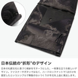 所作 財布 メンズ レディース Shosa ウォレット ブランド スリム 三つ折り 牛革 レザー 一枚革 シンプル 個性的 和風 軽い かっこいい 小銭入れ カード収納 美しい 日本製 モアレ ショートウォレット2.0