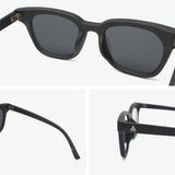 サンカク サングラス メンズ レディース SUNKAK ブランド 色 UVカット 紫外線カット ウェリントン 軽量 軽い マットフレーム TYPE 2 MATT BLACK