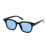 サンカク サングラス メンズ レディース SUNKAK ブランド 色  UVカット 紫外線カット ウェリントン 軽量 軽い ツヤ TYPE 2 SHINY BLACK