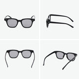 サンカク サングラス メンズ レディース SUNKAK ブランド 色  UVカット 紫外線カット ウェリントン 軽量 軽い ツヤ TYPE 2 SHINY BLACK