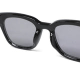 サンカク サングラス メンズ レディース SUNKAK ブランド 色  UVカット 紫外線カット ウェリントン 軽量 軽い ツヤ TYPE 2 SHINY BLACK