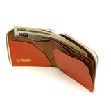 Komono Wallet Com-ONO Bi-fold Mini Wallet Compact Slim Series Slim Leather Leather Leather Leather Purse Men's Ladies Slim-002