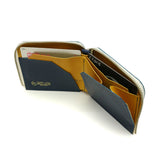 Komono Wallet Com-ONO Bi-fold Mini Wallet Compact Slim Series Slim Leather Leather Leather Leather Purse Men's Ladies Slim-002