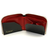 Komono Wallet Com-ONO Bi-fold Mini Wallet Compact Slim Series Slim Leather Leather Leather Leather Purse Men's Ladies Slim-002