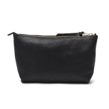 SLOW ポーチ メンズ レディース 小物入れ ブランド レザー Mサイズ スロウ マチ付き マチ 革 本革 おしゃれ シンプル ギフト プレゼント ファスナー 黒 日本製 bono Pouch M 300S17C