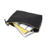 SLOW ポーチ メンズ レディース 小物入れ ブランド レザー Mサイズ スロウ マチ付き マチ 革 本革 おしゃれ シンプル ギフト プレゼント ファスナー 黒 日本製 bono Pouch M 300S17C