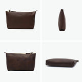 SLOW ポーチ メンズ レディース 大きめ 小物入れ ブランド レザー Lサイズ スロウ マチ付き マチ 革 本革 おしゃれ シンプル ギフト プレゼント ファスナー 黒 日本製 A5 bono Pouch L 300S32C