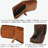SLOW 二つ折り財布 レディース メンズ box型小銭入れ 札 小銭 本革 スロウ 財布 ミニ財布 革 牛革 ブランド ファスナー 大人 小銭入れあり ラウンドファスナー 日本製 herbie round short wallet SO660G-2 SO660G