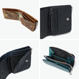 ソラチナ 二つ折り財布 メンズ レディース ブランド SOLATINA 財布 本革 レザー ホースレザー 札 カード入れ 小銭入れあり 小銭入れ仕切り 二つ折 コンパクト シンプル おしゃれ 大人 NASHIKA series SW-60204