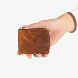 ソラチナ 二つ折り財布 メンズ レディース ブランド SOLATINA 財布 本革 レザー ホースレザー 札 カード入れ 小銭入れあり 小銭入れ仕切り 二つ折 コンパクト シンプル おしゃれ 大人 NASHIKA series SW-60204