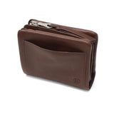 ソラチナ 二つ折り財布 メンズ レディース ブランド 軽量 SOLATINA 財布 本革 レザー 札 カード入れ 小銭入れあり 二つ折 コンパクト シンプル 大人 FUKURO series 袋縫いコンパクトウォレット SW-60102