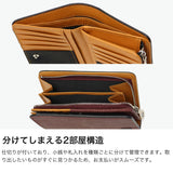 ソラチナ 二つ折り財布 メンズ レディース 札 小銭 ファスナー コンパクト SOLATINA 財布 本革 レザー 革 小銭入れ 札入れ カード入れ 仕切りあり パスケース付き 牛革 College series ミドルウォレット SW-39602