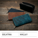 ソラチナ 長財布 メンズ レディース ブランド 大容量 軽量 SOLATINA 財布 本革 革 レザー ラウンドファスナー ジップ 札入れ 小銭入れ 小銭 カード おしゃれ シンプル カジュアル 大人 NASHIKA series SW-60201