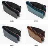 ソラチナ 二つ折り財布 メンズ レディース ブランド SOLATINA 財布 本革 レザー ホースレザー 札 カード入れ 小銭入れあり 二つ折 コンパクト シンプル カジュアル おしゃれ 大人 NASHIKA series SW-60203