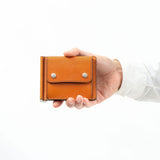 Slow money clip with coin purse with coin purse Slow Bridle Money Clip Wallet Leather Mini Wallet Genuine Leather Brand Men's Ladies Made in Japan so794J
