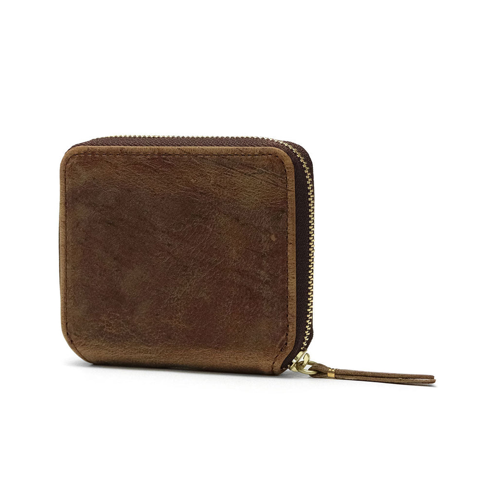 SLOW スロウ /kudu クーズー　二つ折り財布　ラウンドファスナー スロウ SLOW SLOW スロウ 財布 二つ折り財布 box型小銭入れ L字