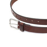 SLOW ベルト メンズ レディース スロウ ハービー カジュアル バックル レザーベルト レザー 革 本革 牛革 ブランド おしゃれ 革小物 プレーンベルト 日本製 herbie 27mm plain belt HS68J