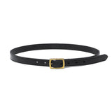 SLOW ベルト メンズ レディース スロウ ハービー カジュアル バックル レザーベルト レザー 革 本革 牛革 細め ブランド おしゃれ 革小物 プレーンベルト 日本製 herbie 20mm plain belt HS70J