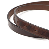 SLOW ベルト メンズ レディース スロウ ハービー カジュアル バックル レザーベルト レザー 革 本革 牛革 細め ブランド おしゃれ 革小物 プレーンベルト 日本製 herbie 20mm plain belt HS70J